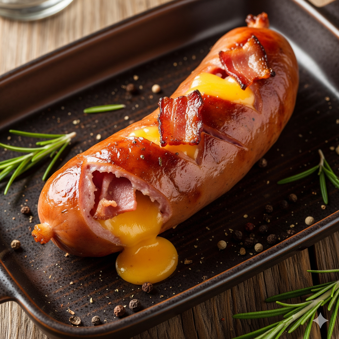 Bacon and Cheese Sausage: A Savory Favorite with a Healthy Side