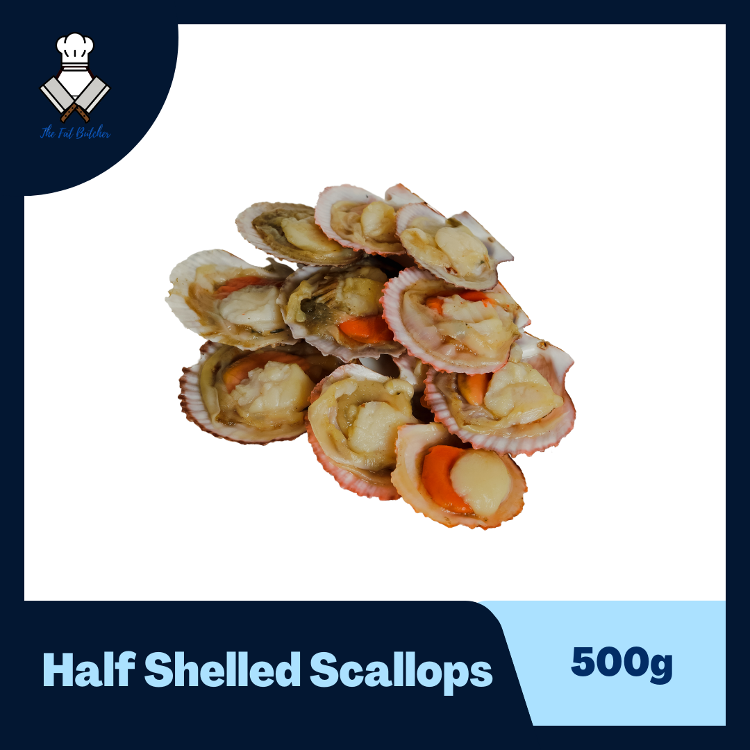 Half Shelled Scallops - The Fat Butcher PH