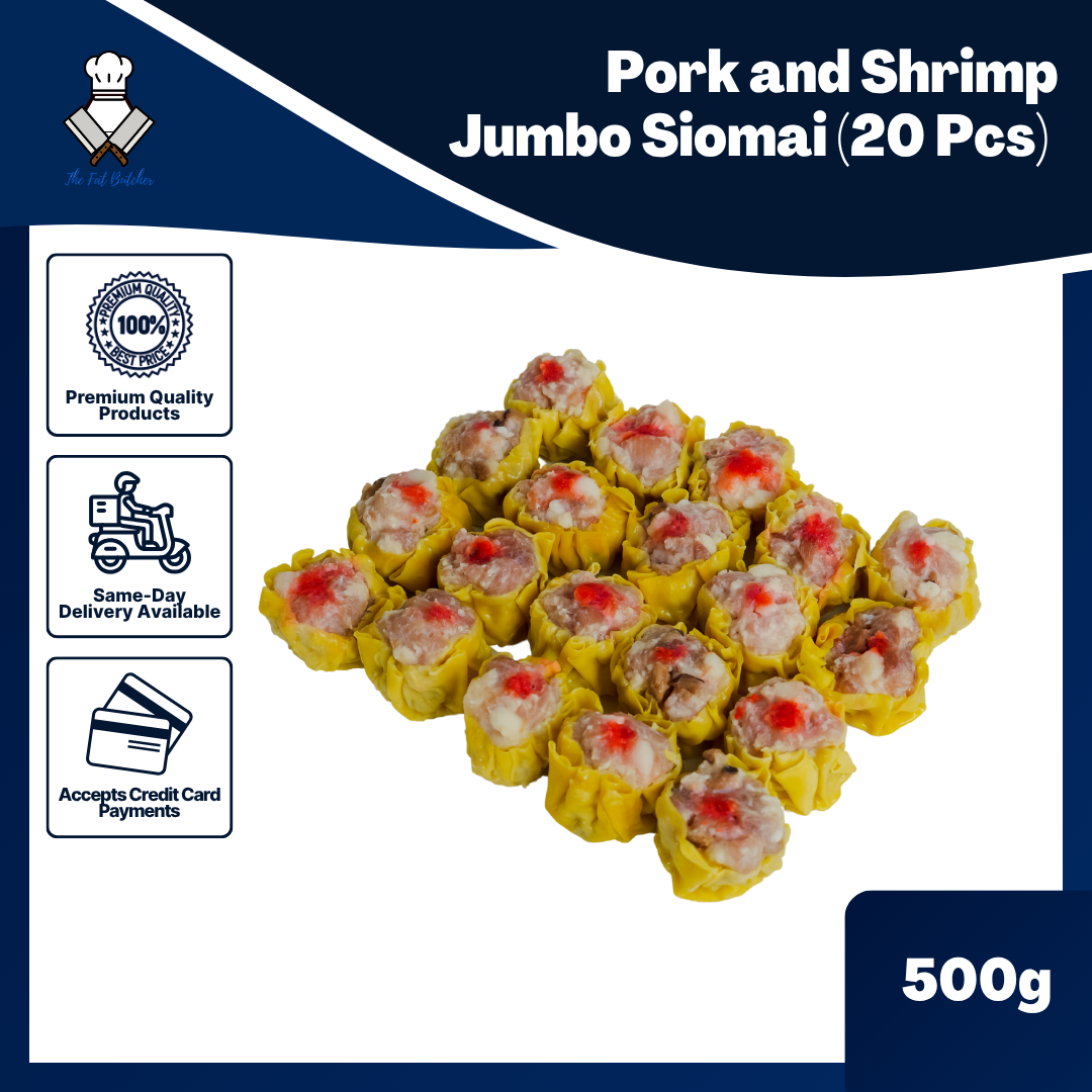 Pork and Shrimp Jumbo Siomai (20pcs) - The Fat Butcher PH