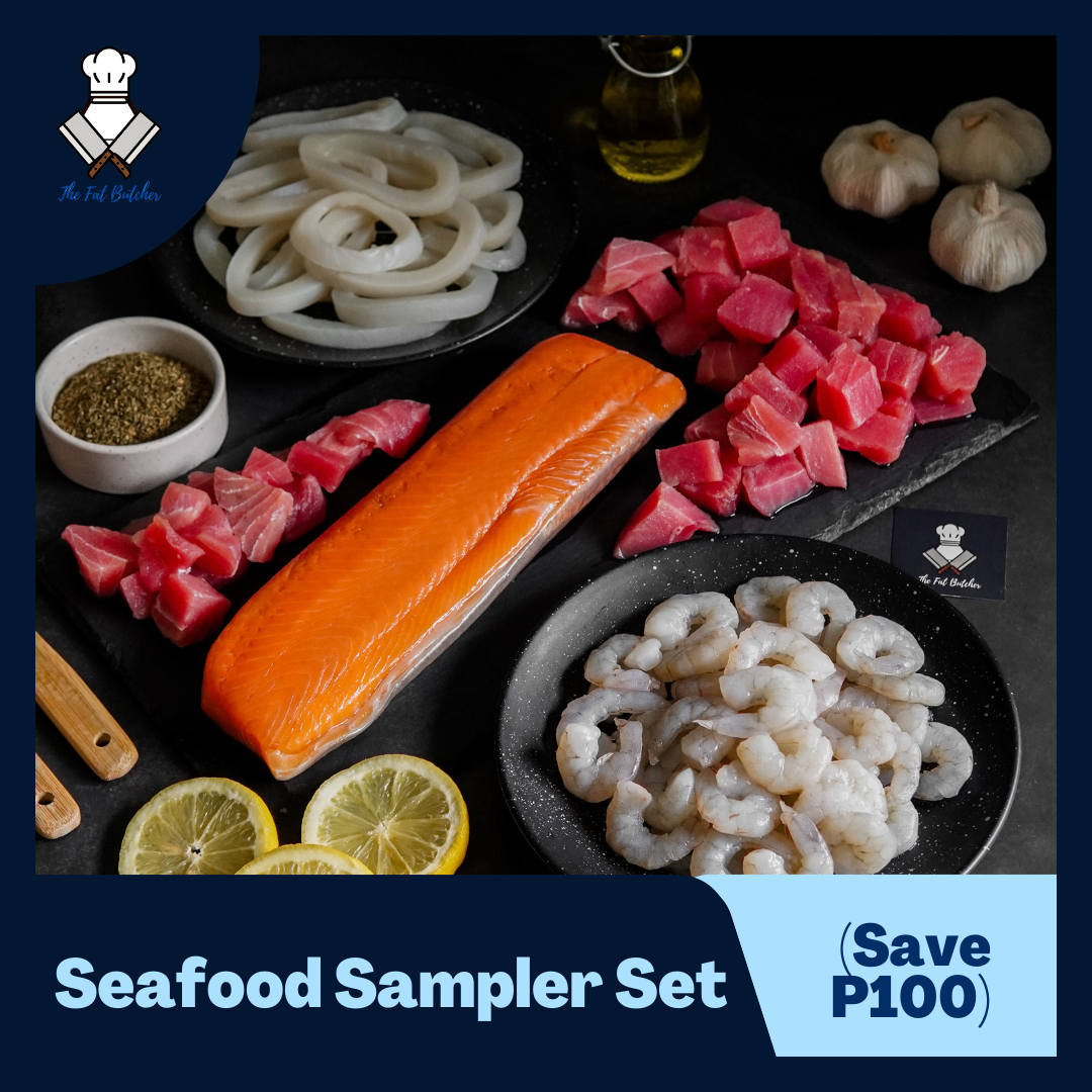 Seafood Sampler Set (SAVE P100) - The Fat Butcher PH