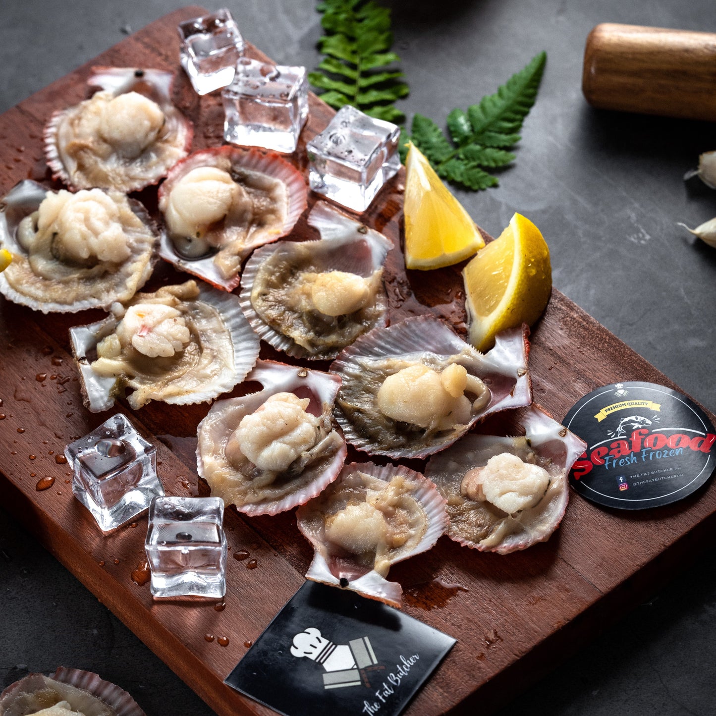 Half Shelled Scallops - The Fat Butcher PH