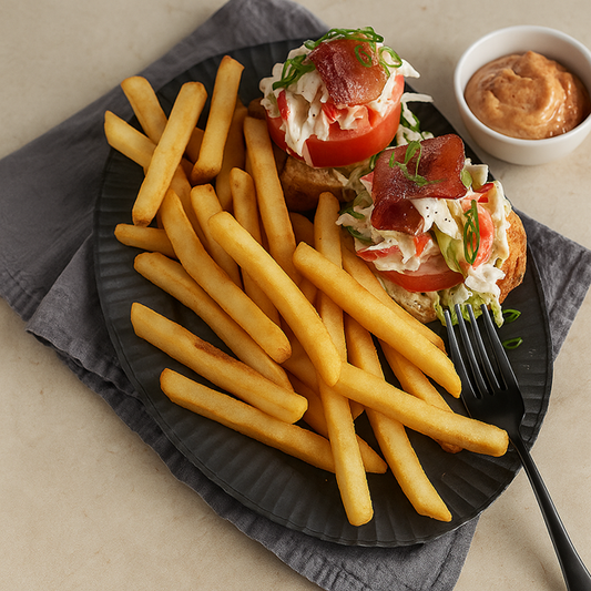 Straight Cut Fries (3/8" Seasoned): The Crispy Classic You’ll Never Get Tired Of