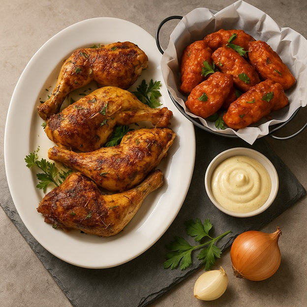 Chicken Wings and Chicken Leg Quarter: Two Cuts, Endless Comfort Food Possibilities