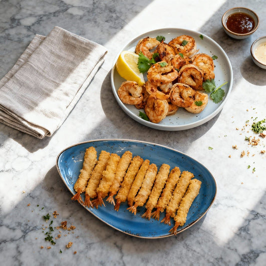 Nobashi Shrimp Tempura vs. Peeled Shrimp