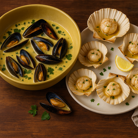 Your Monthly Seafood Ritual: Why Half-Shelled Scallops and Chilean Mussels are Must-Haves