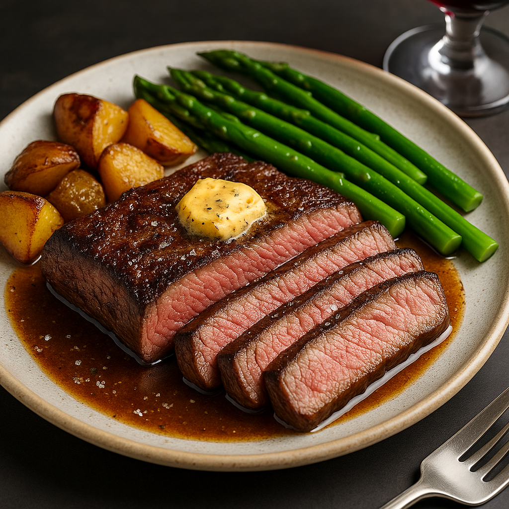 Butter-Aged Flat Iron Steak: A New Take on Steakhouse Luxury