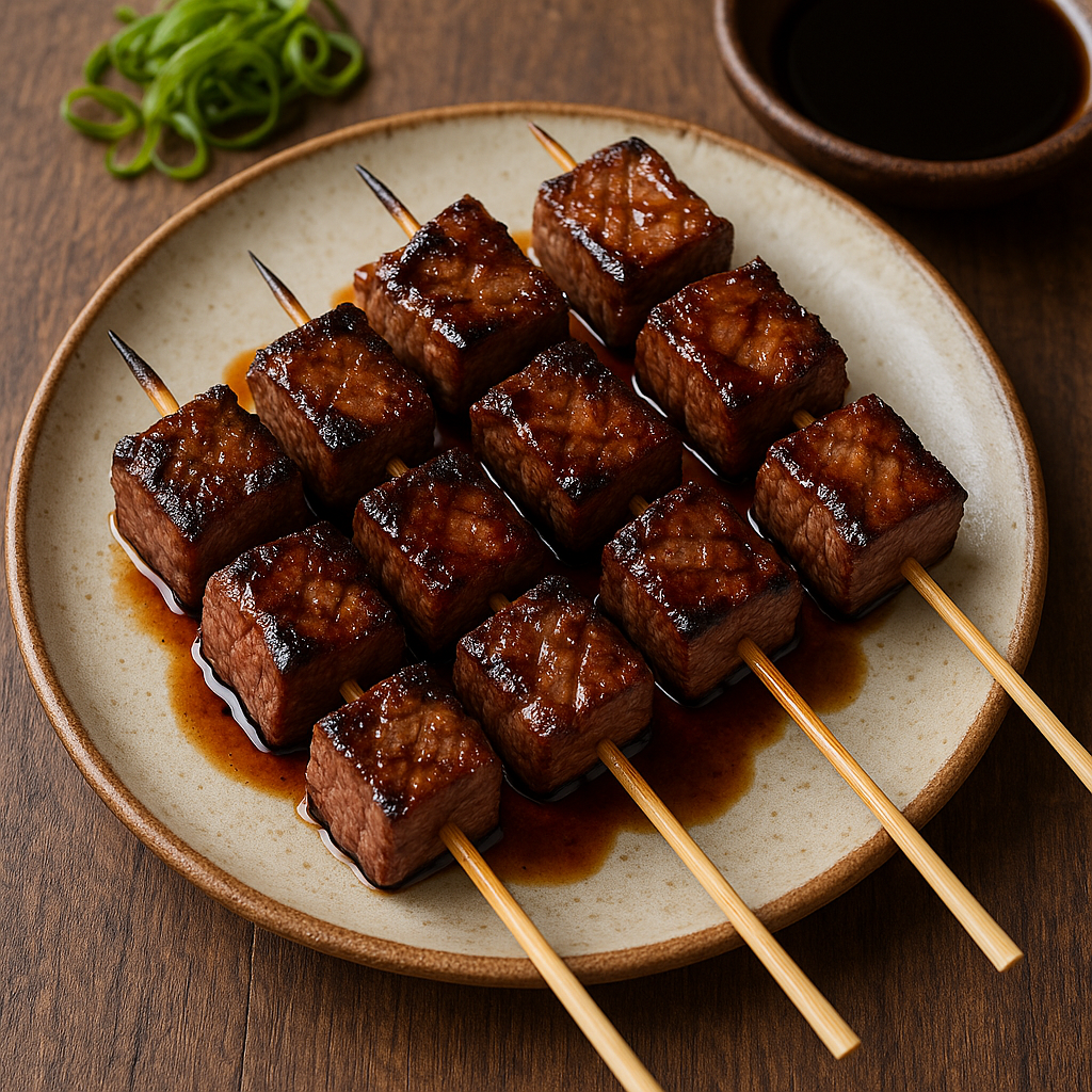 Japanese Wagyu Cube Yakitori: Bringing Japanese Street Food to Your Table