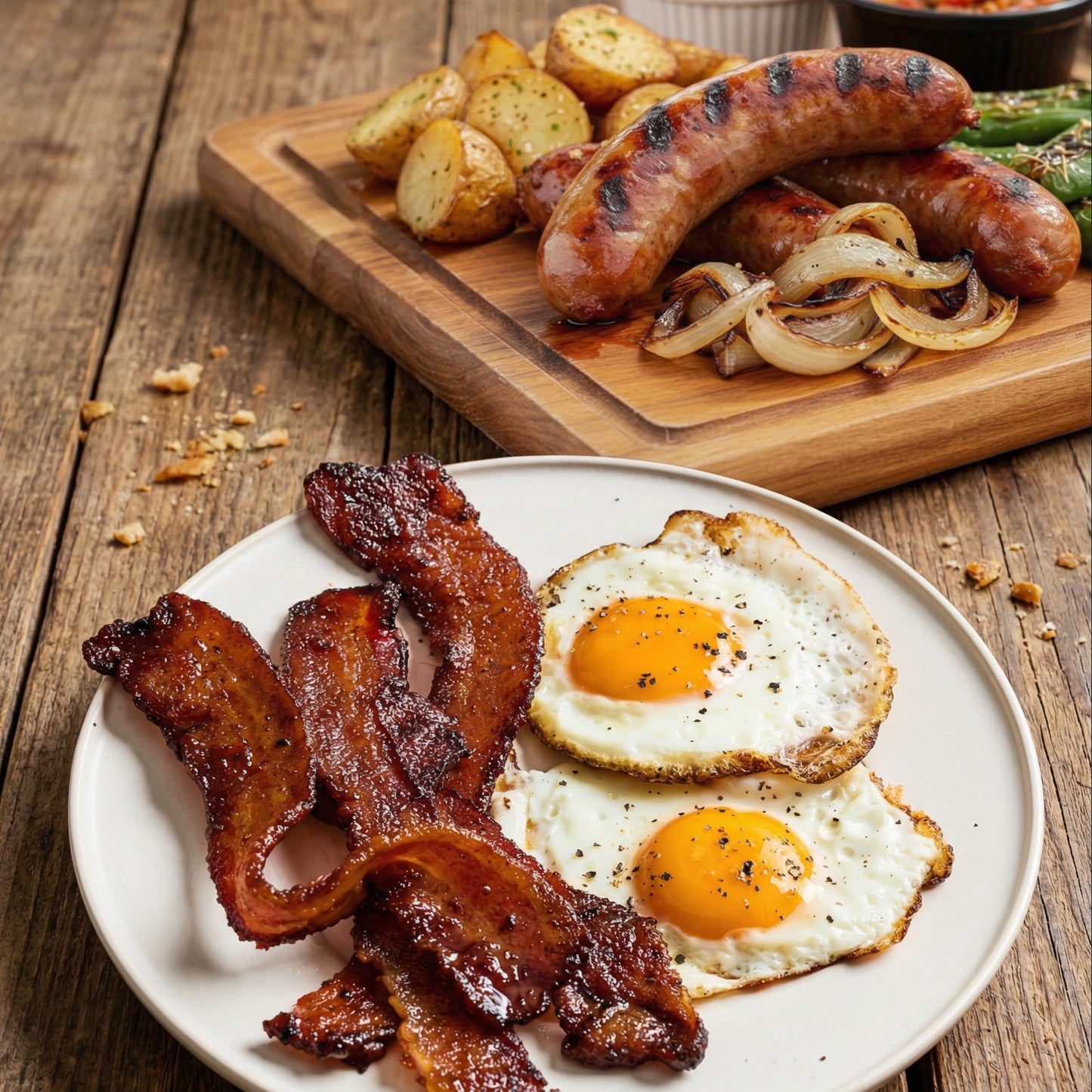Hungarian Sausage + Smoked Bacon (Save P20)