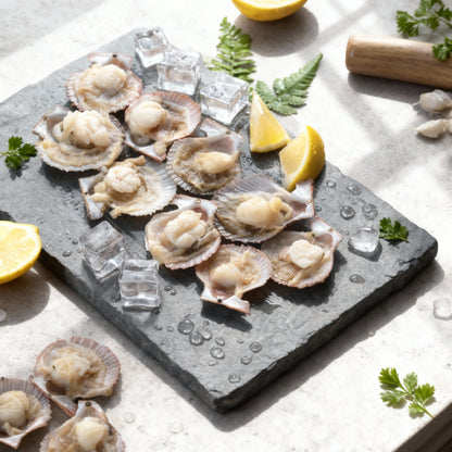 Half Shelled Scallops