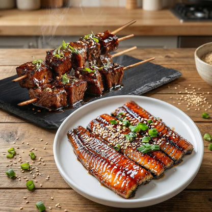 Wagyu Cubes + Unagi Kabayaki (Save P40)