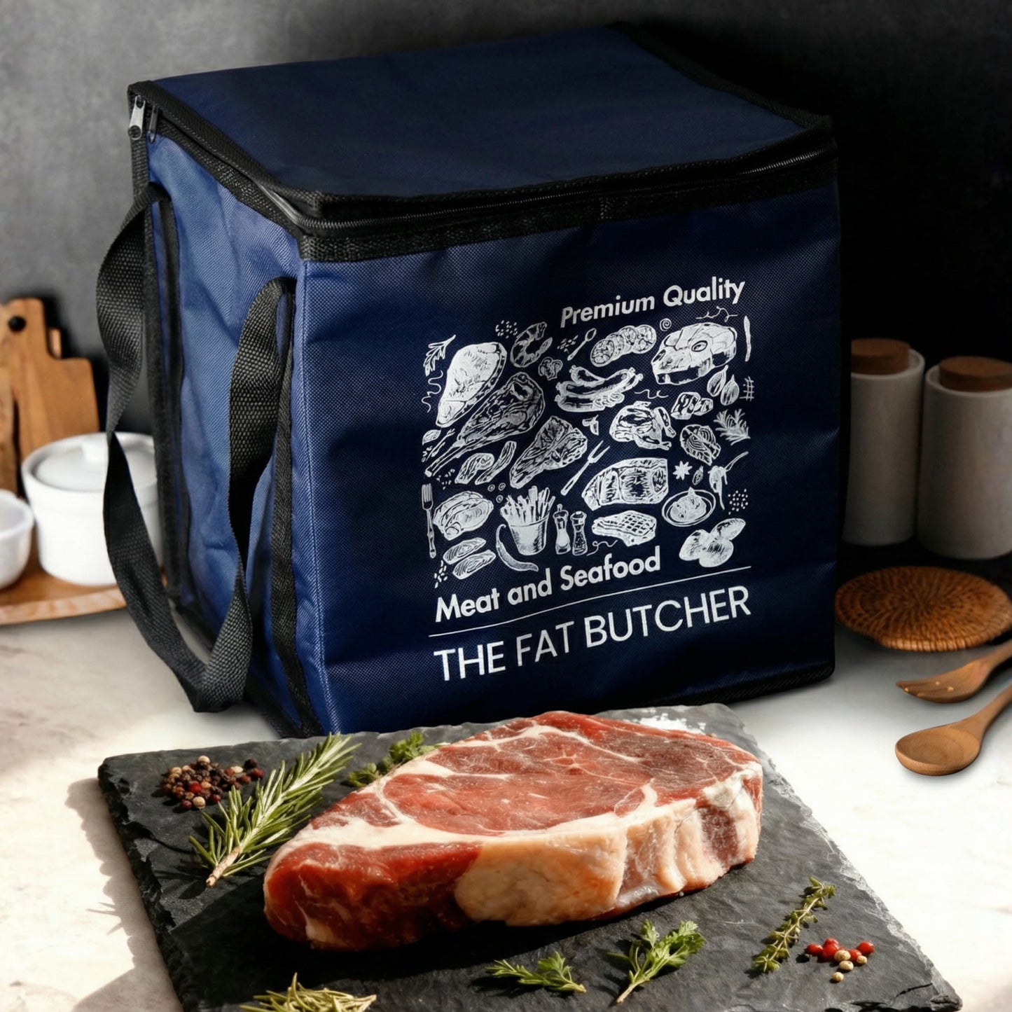 Premium 1" Giant Ribeye Steak + Insulated Thermal Bag Big (Save P40)