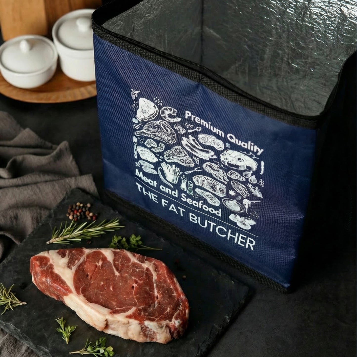 Premium 1" Giant Ribeye Steak + Insulated Thermal Bag Big (Save P40)