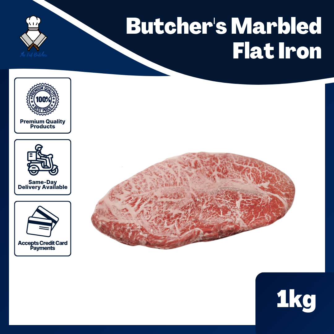 Butcher's Marbled Flat Iron - The Fat Butcher PH