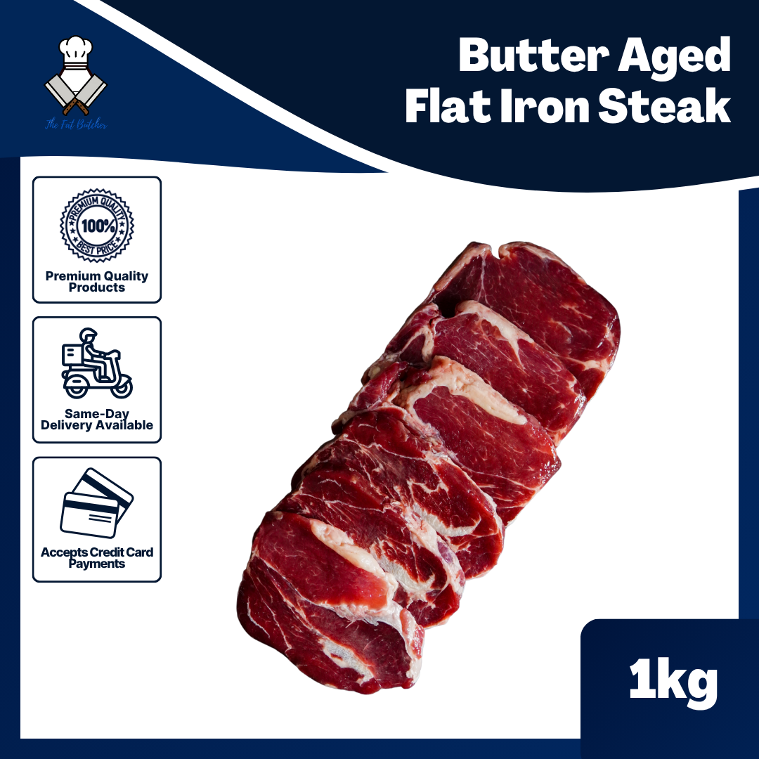 Butter Aged Flat Iron Steak - The Fat Butcher PH