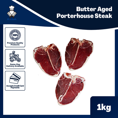 Butter Aged Porterhouse Steak - The Fat Butcher PH
