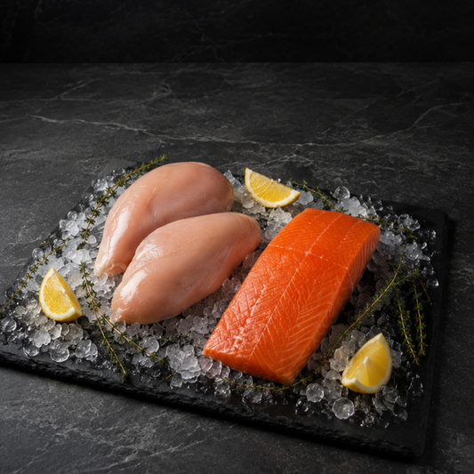 Chicken Breast 1kg + Salmon Loin 500g (Bundle & Save)