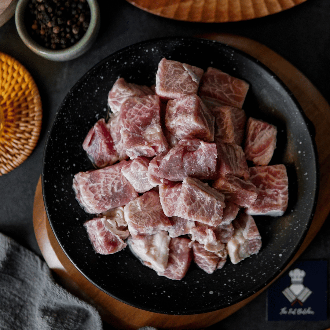 Wagyu Beef Salpicao Marinade Charred Lamb And Eggplant With Date