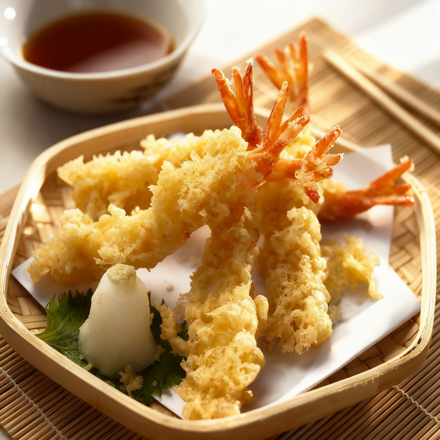 Nobashi Shrimp Tempura
