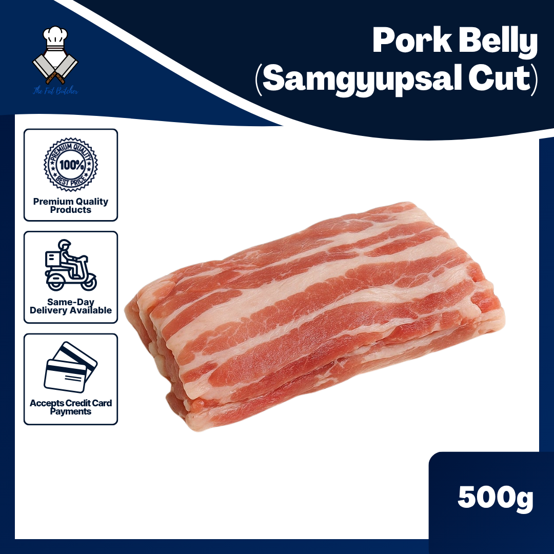 Pork Belly (Samgyupsal Cut) - The Fat Butcher PH