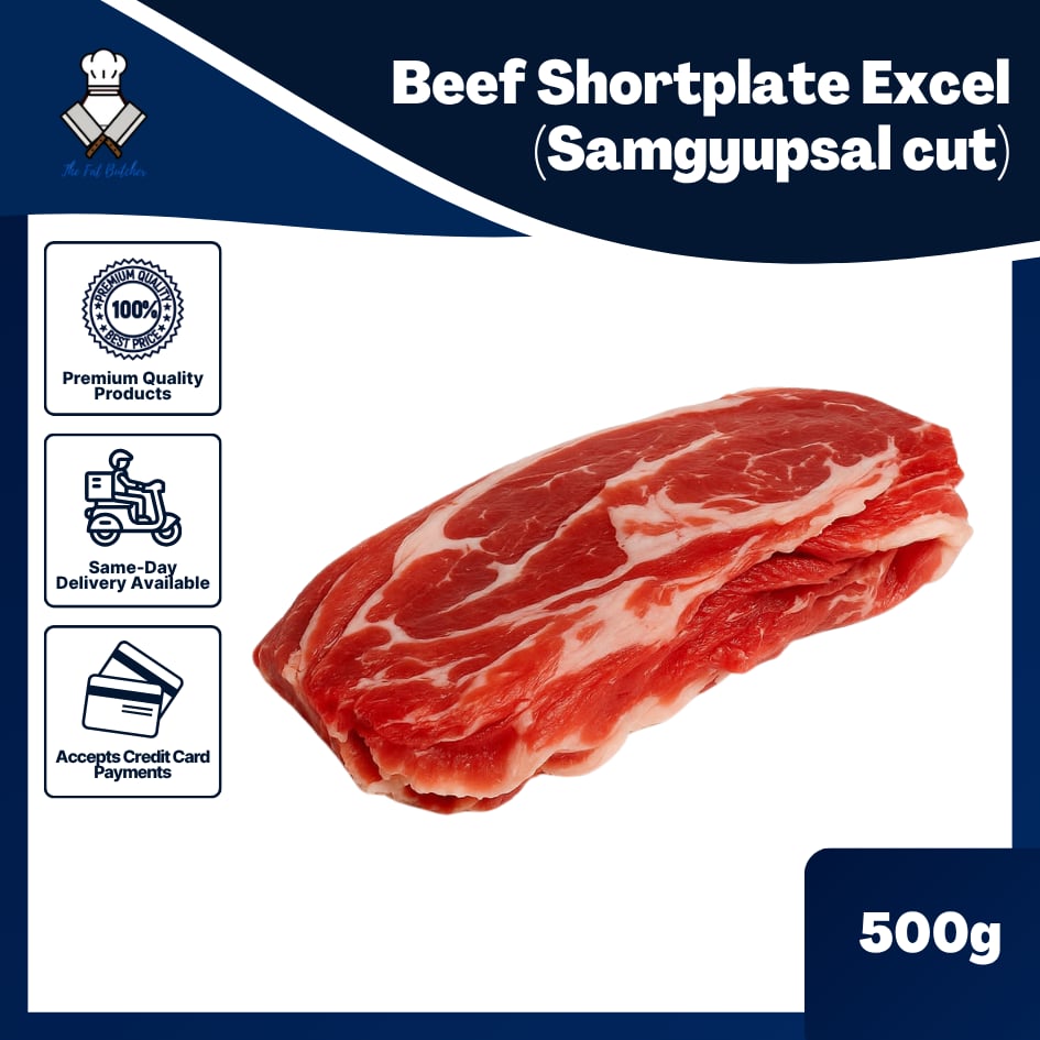 Beef Shortplate Excel (Samgyupsal Cut) - The Fat Butcher PH